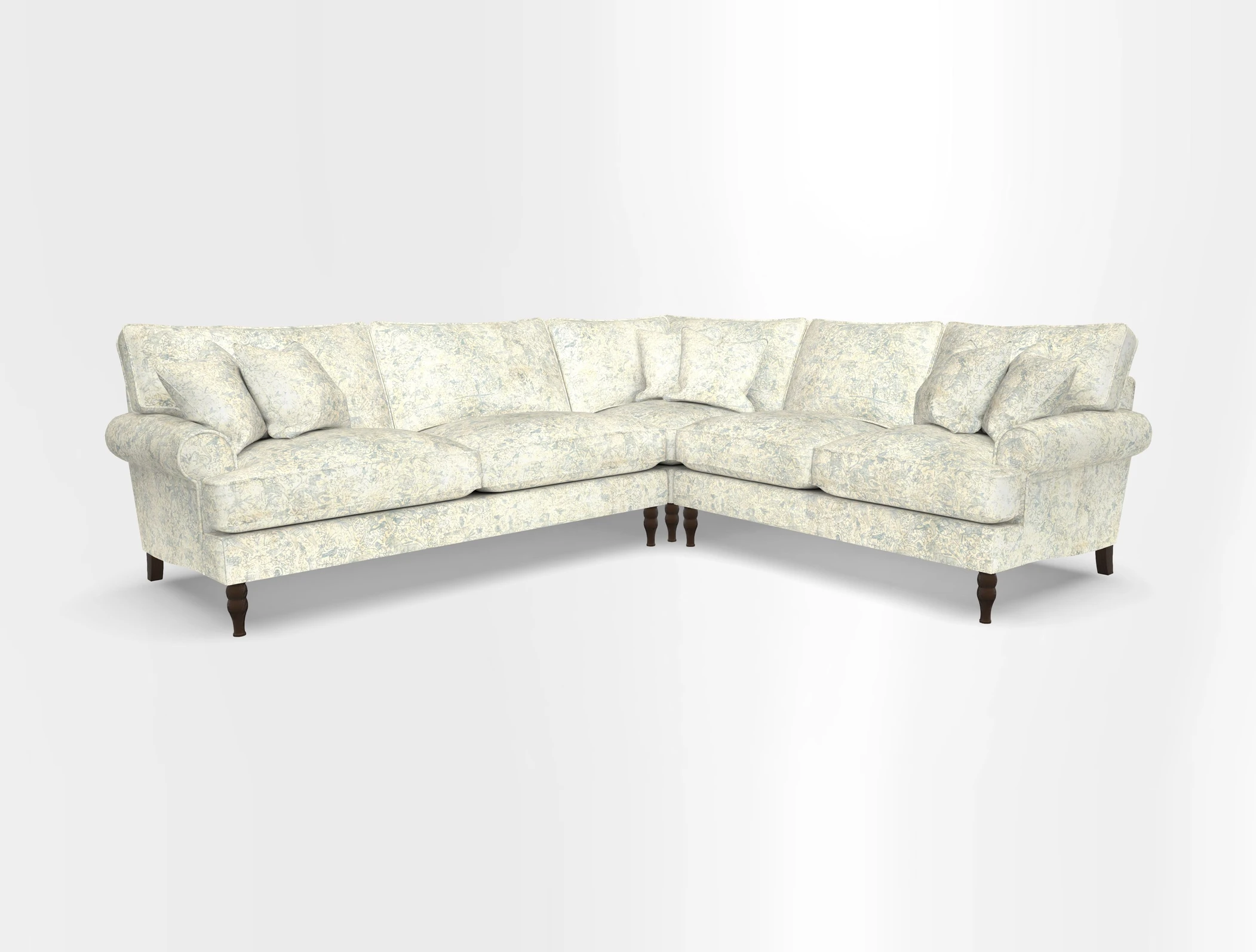 Cooksbridge corner sofa LHF in Cloth 21 Oak Leaf Beech