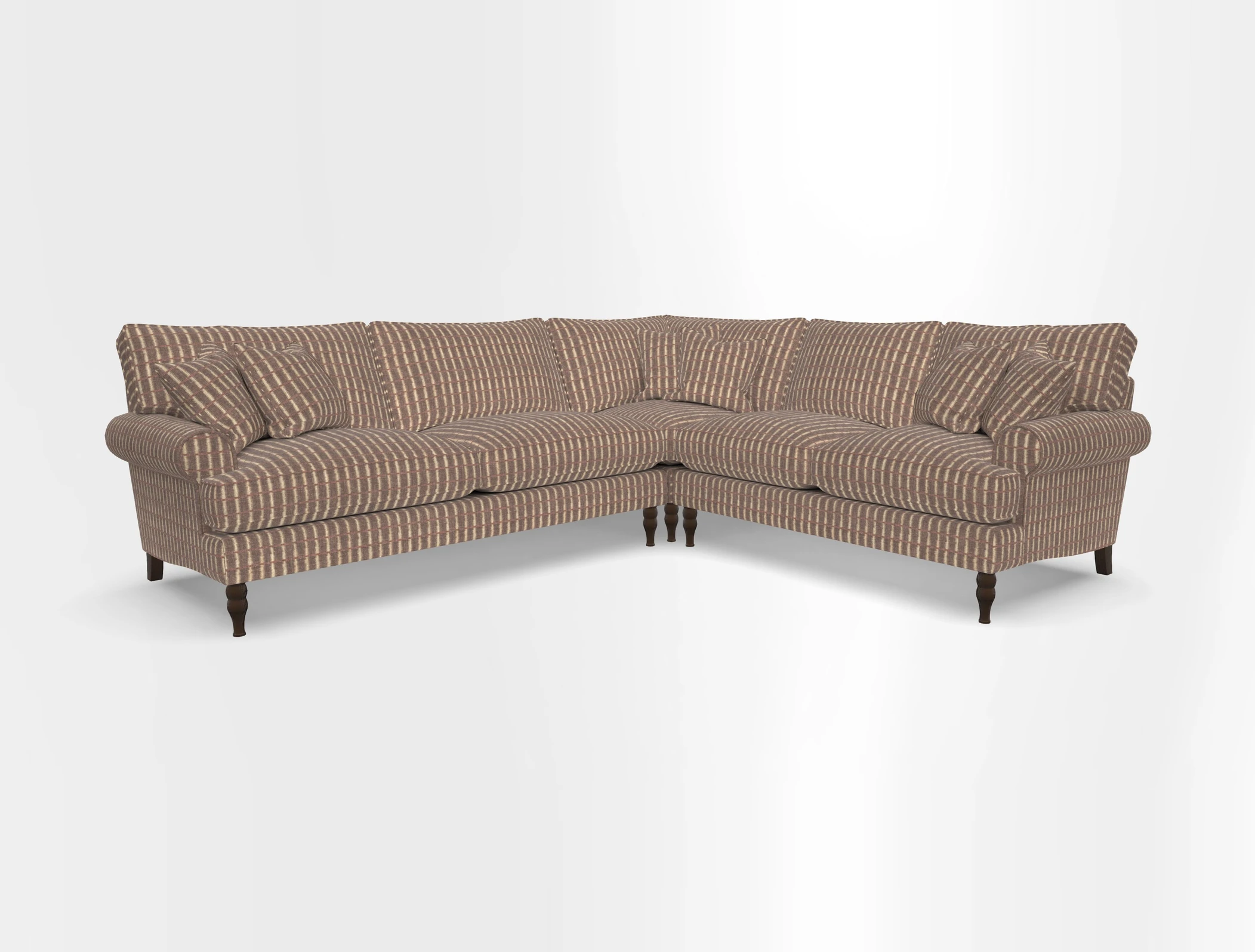 Cooksbridge corner sofa LHF in Cloth 21 Oak Leaf Beech