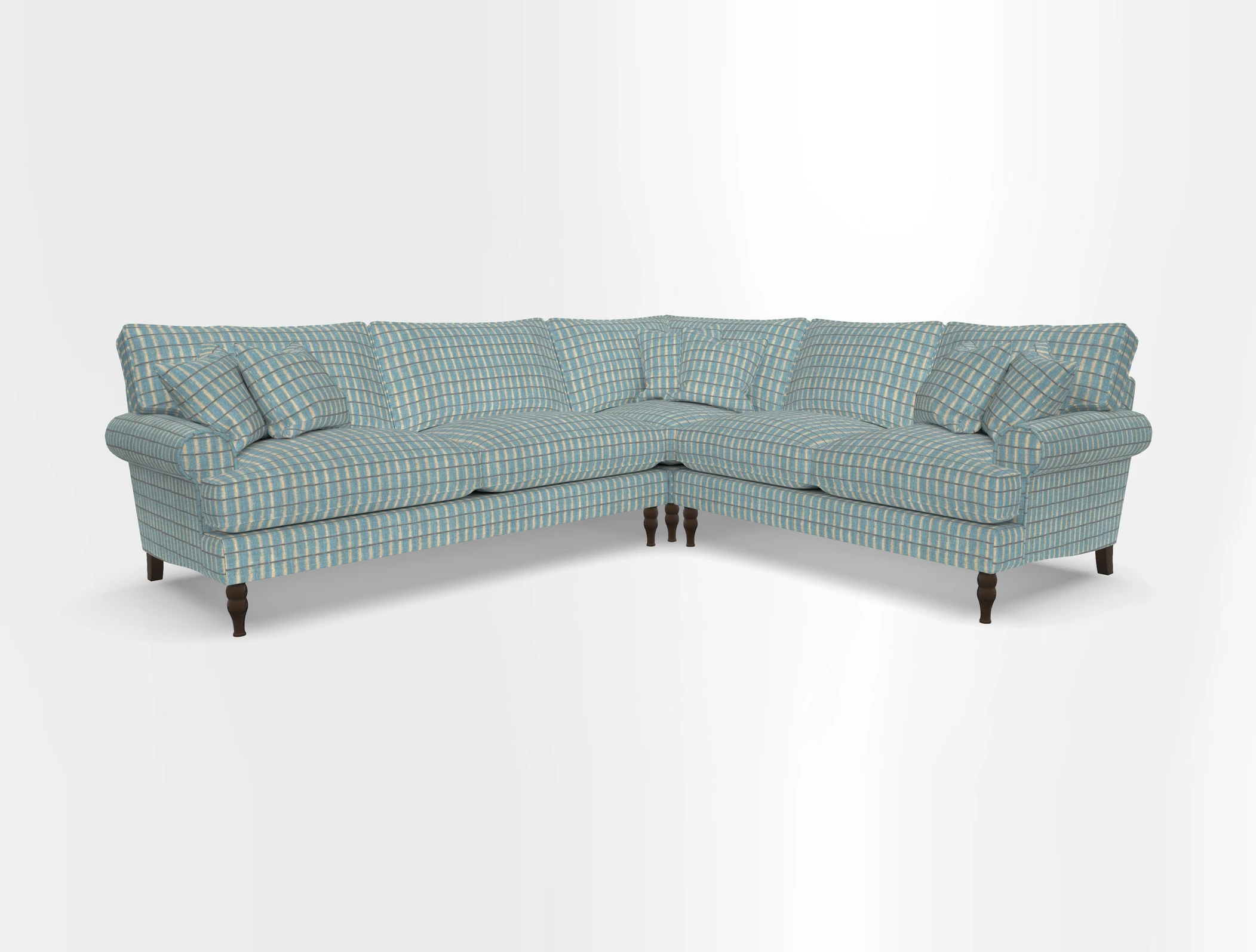 Cooksbridge corner sofa LHF in Cloth 21 Oak Leaf Beech