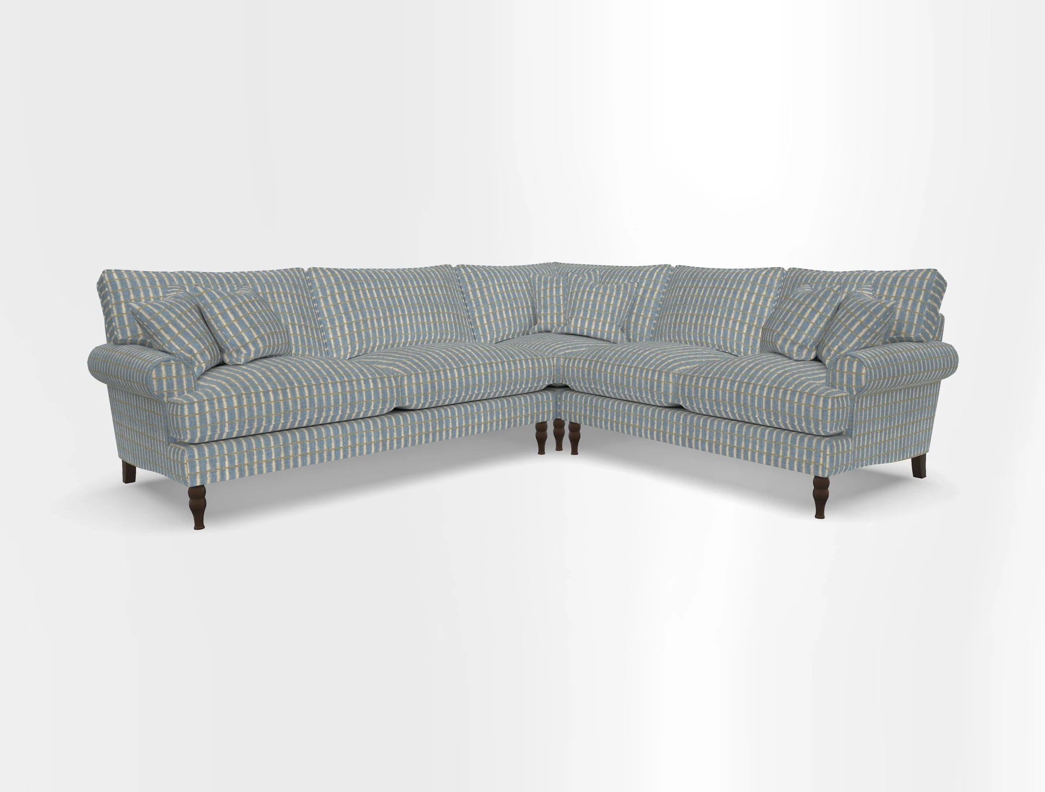 Cooksbridge corner sofa LHF in Cloth 21 Oak Leaf Beech