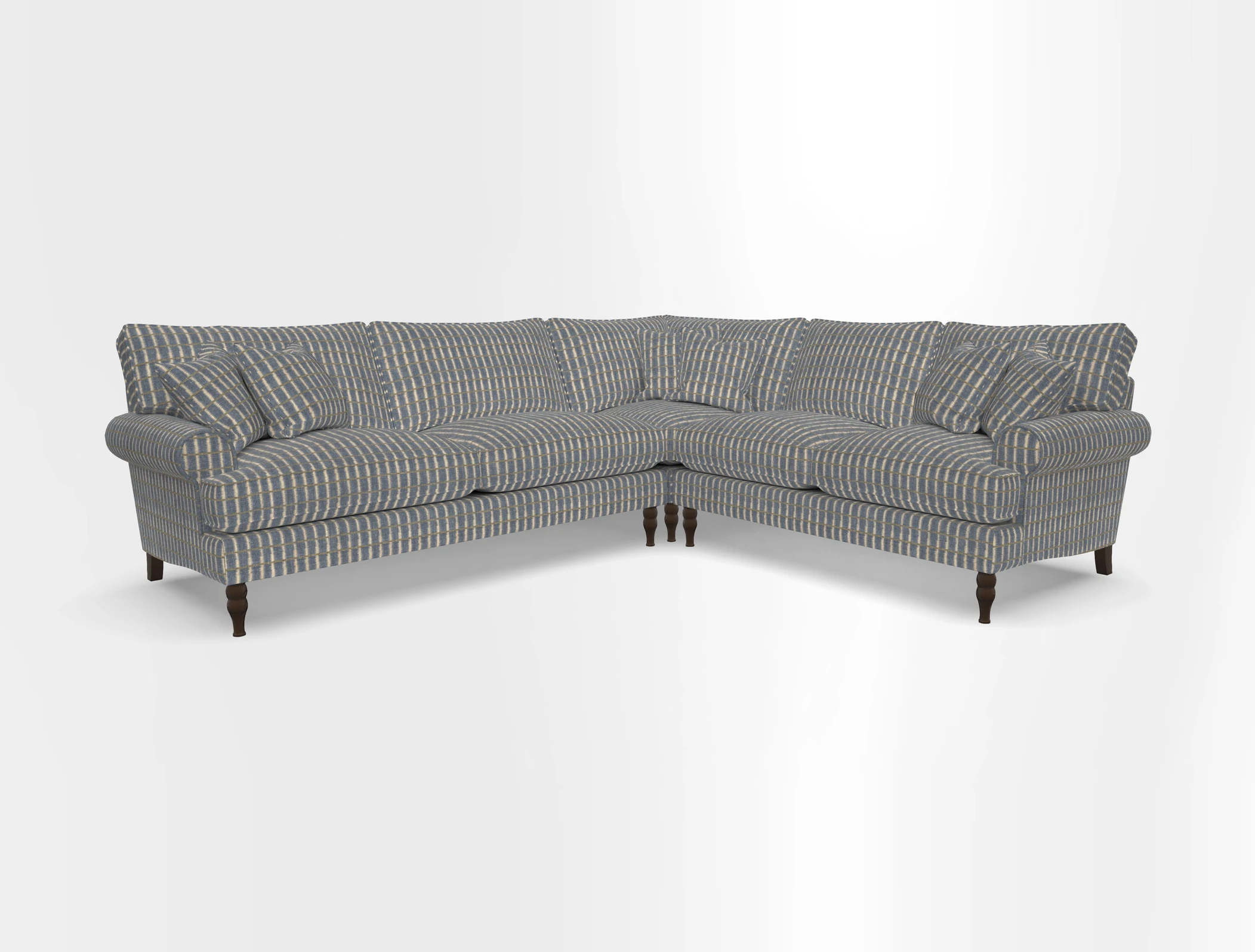 Cooksbridge corner sofa LHF in Cloth 21 Oak Leaf Beech