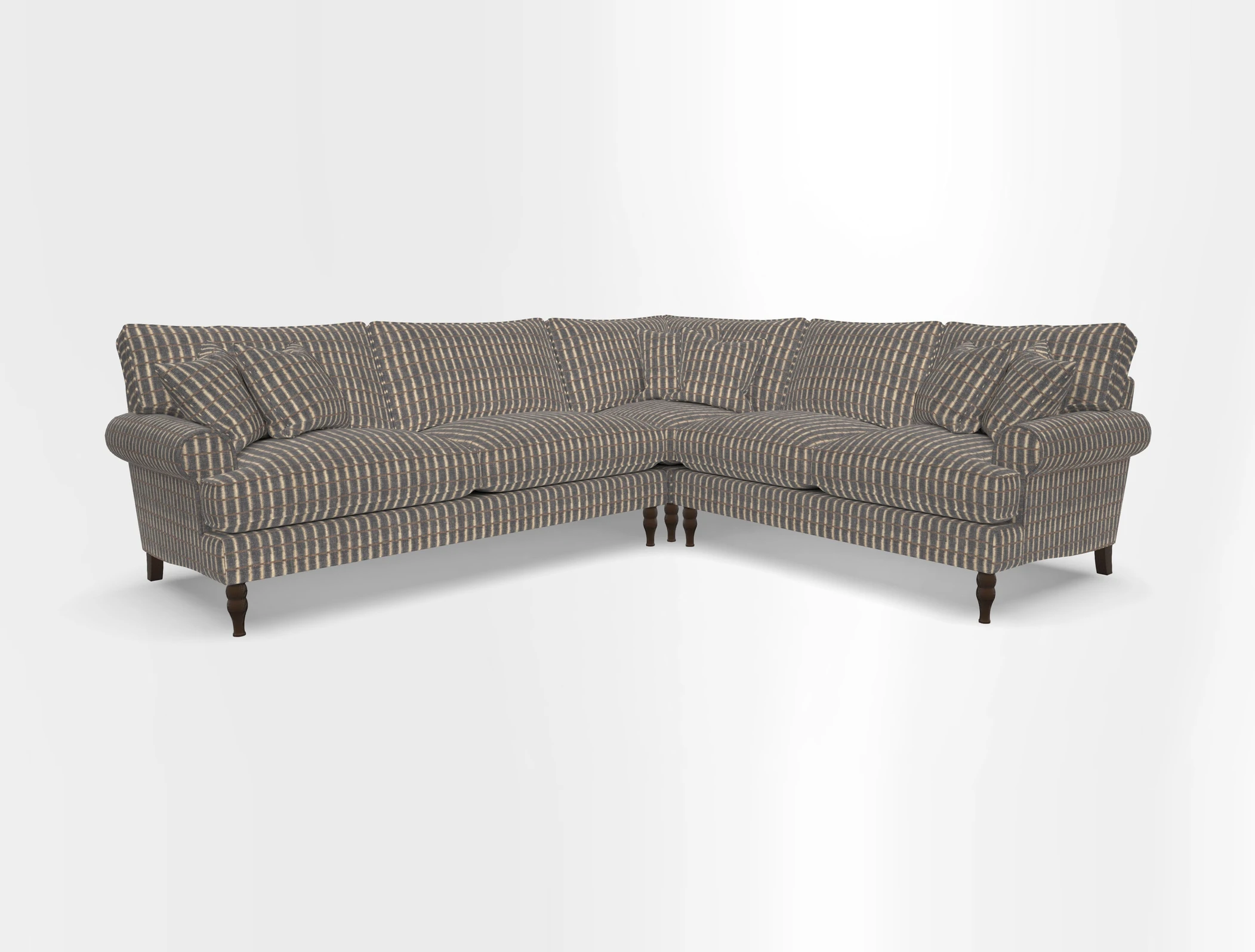 Cooksbridge corner sofa LHF in Cloth 21 Oak Leaf Beech