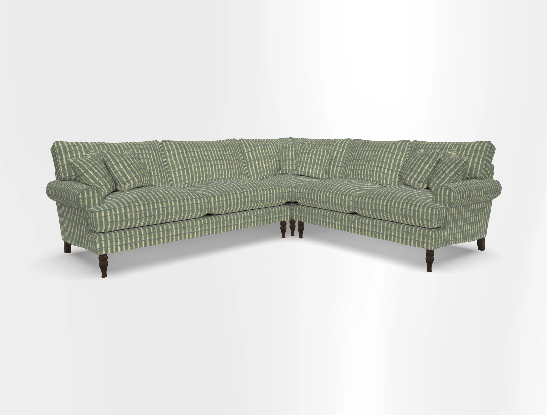 Cooksbridge corner sofa LHF in Cloth 21 Oak Leaf Beech