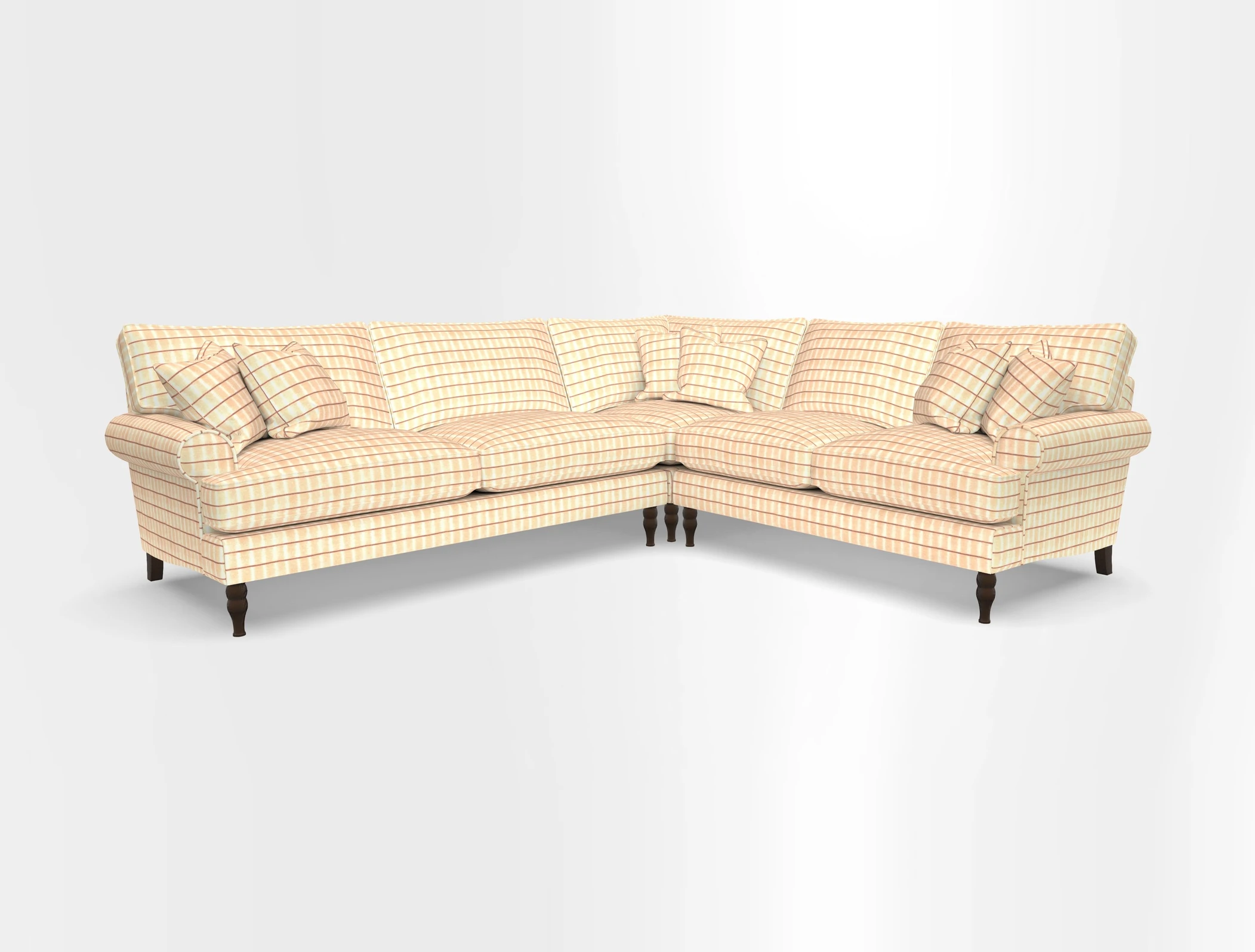 Cooksbridge corner sofa LHF in Cloth 21 Oak Leaf Beech