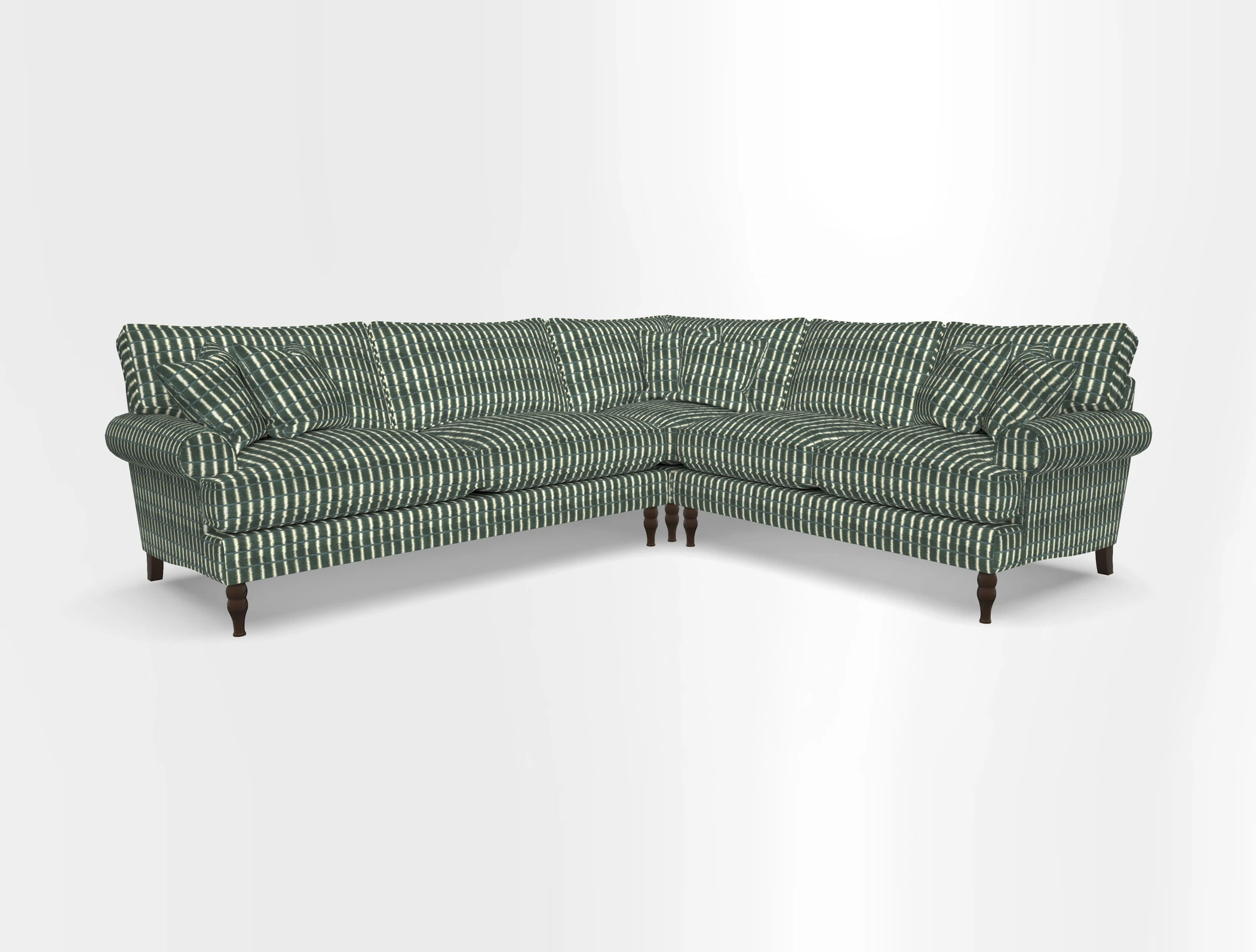 Cooksbridge corner sofa LHF in Cloth 21 Oak Leaf Beech