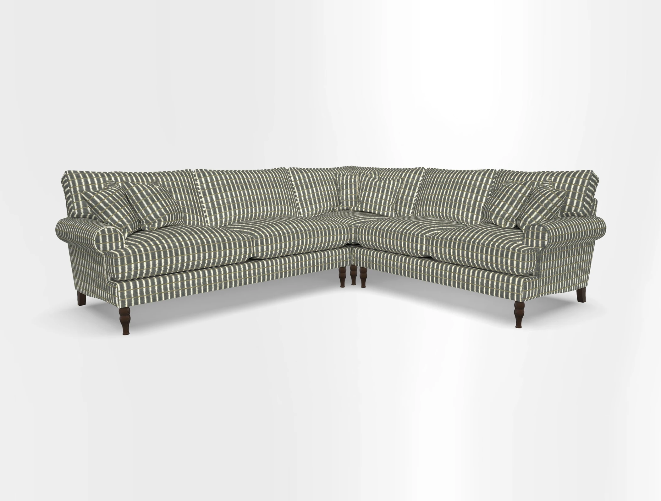 Cooksbridge corner sofa LHF in Cloth 21 Oak Leaf Beech