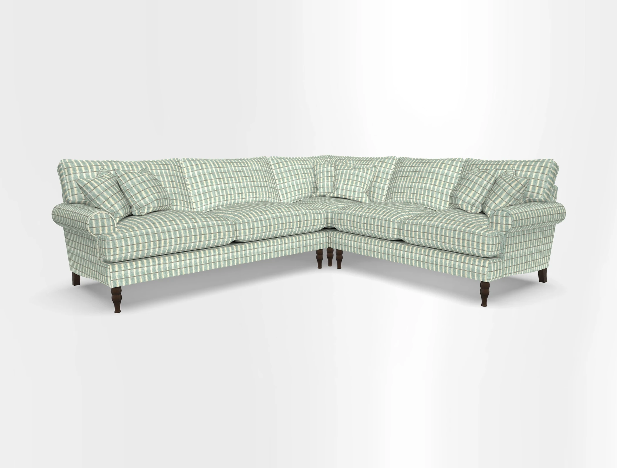 Cooksbridge corner sofa LHF in Cloth 21 Oak Leaf Beech