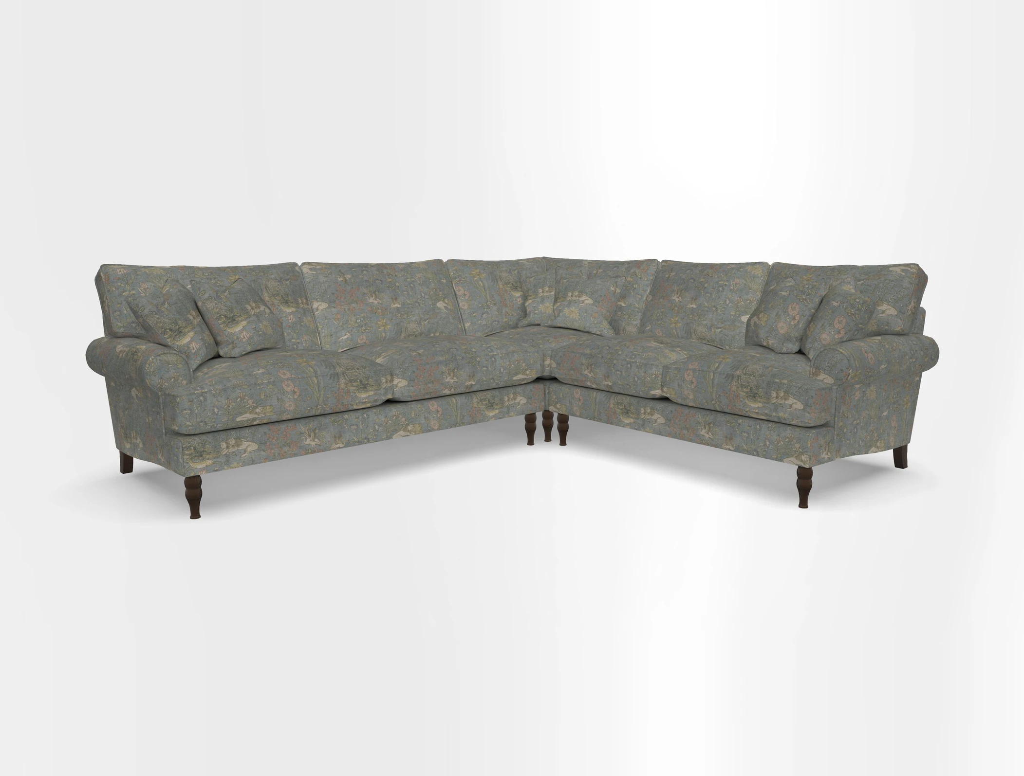 Cooksbridge corner sofa LHF in Cloth 21 Oak Leaf Beech