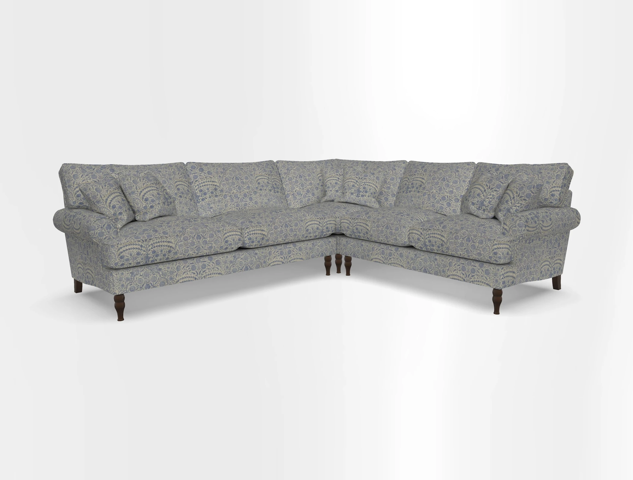 Cooksbridge corner sofa LHF in Cloth 21 Oak Leaf Beech