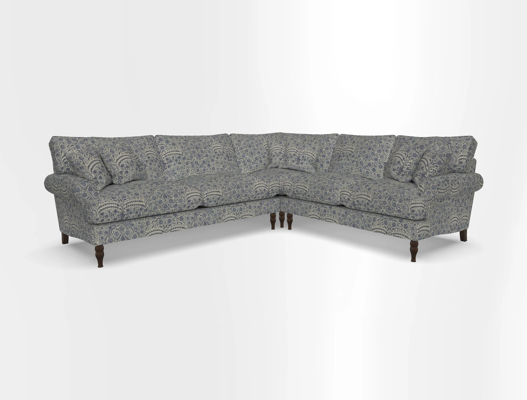 Cooksbridge corner sofa LHF in Cloth 21 Oak Leaf Beech