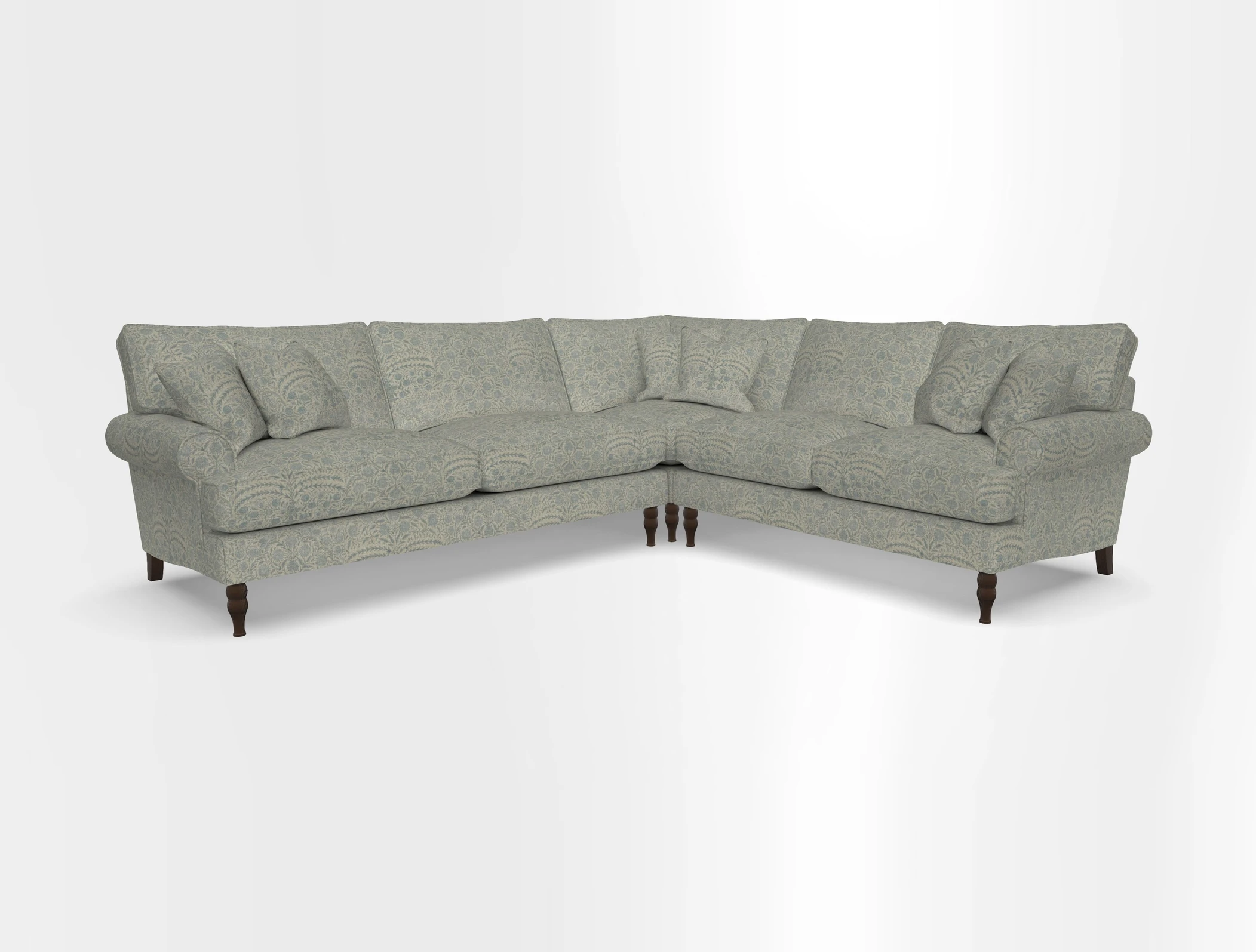Cooksbridge corner sofa LHF in Cloth 21 Oak Leaf Beech