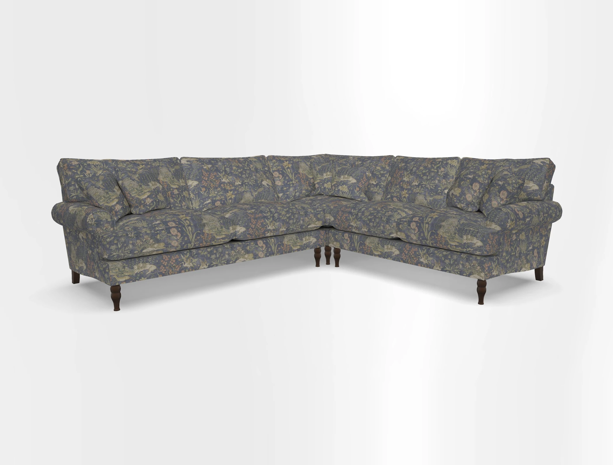 Cooksbridge corner sofa LHF in Cloth 21 Oak Leaf Beech
