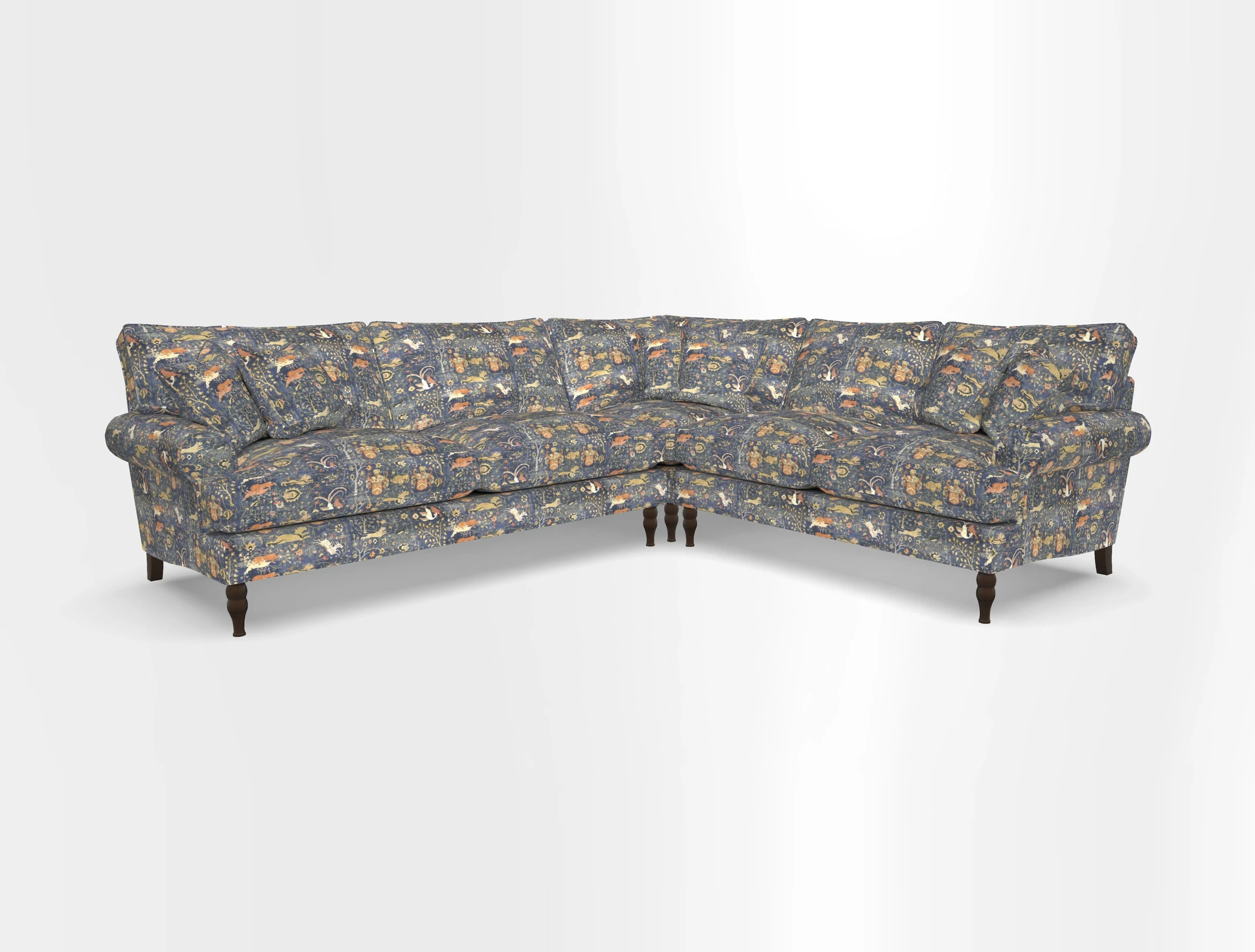Cooksbridge corner sofa LHF in Cloth 21 Oak Leaf Beech