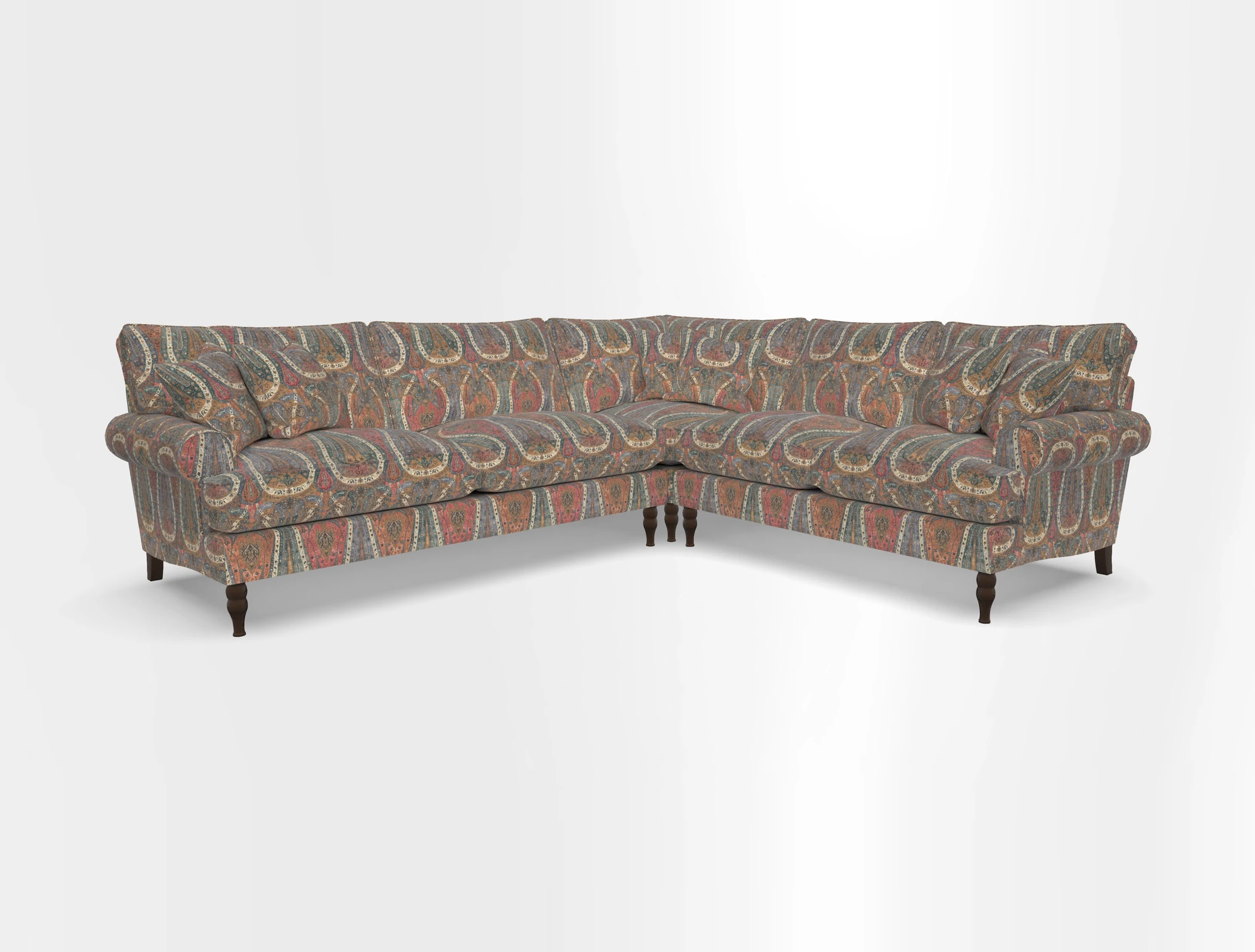 Cooksbridge corner sofa LHF in Cloth 21 Oak Leaf Beech