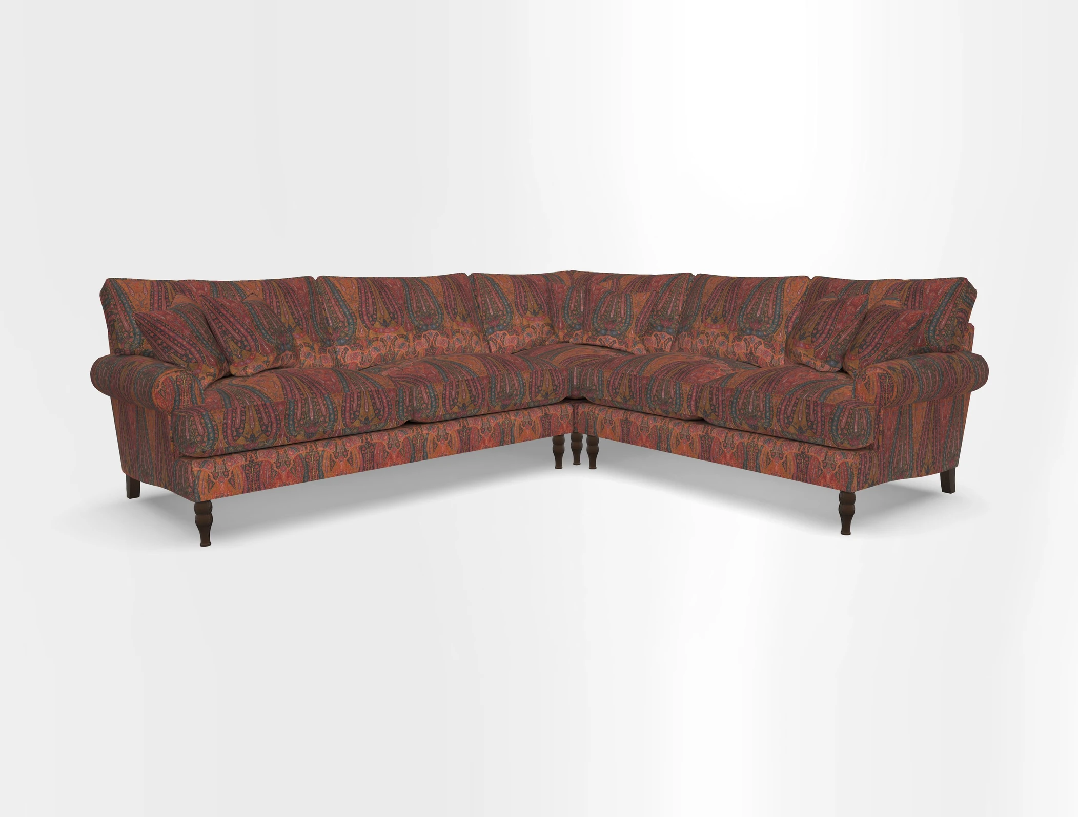 Cooksbridge corner sofa LHF in Cloth 21 Oak Leaf Beech