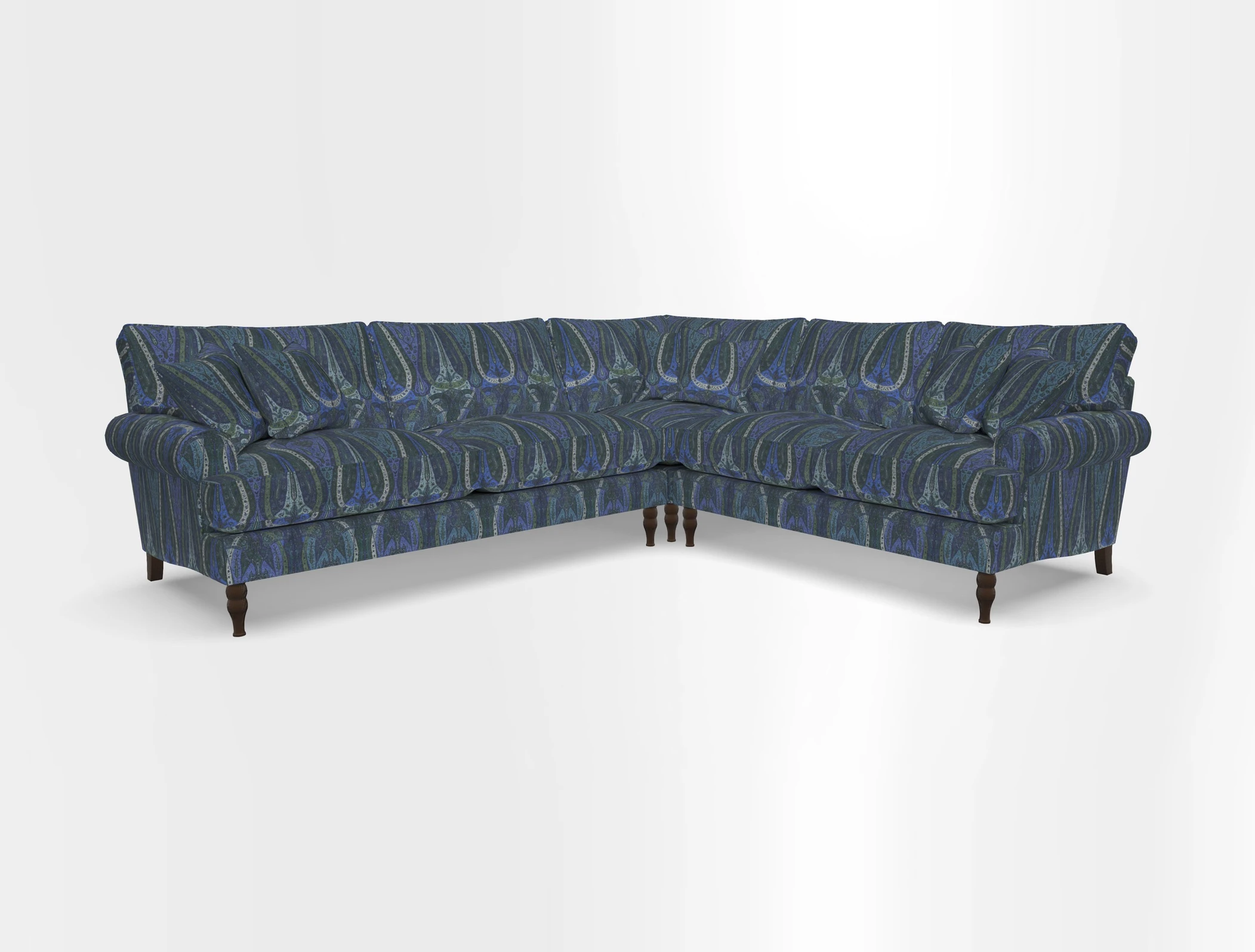 Cooksbridge corner sofa LHF in Cloth 21 Oak Leaf Beech