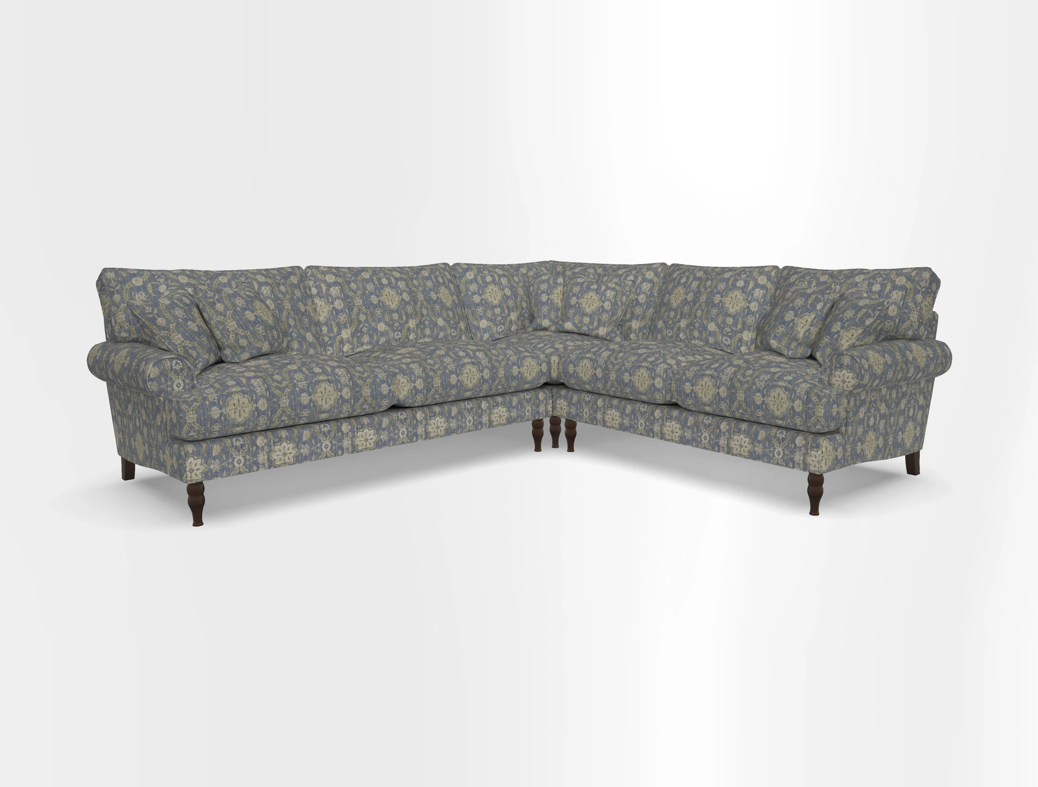 Cooksbridge corner sofa LHF in Cloth 21 Oak Leaf Beech