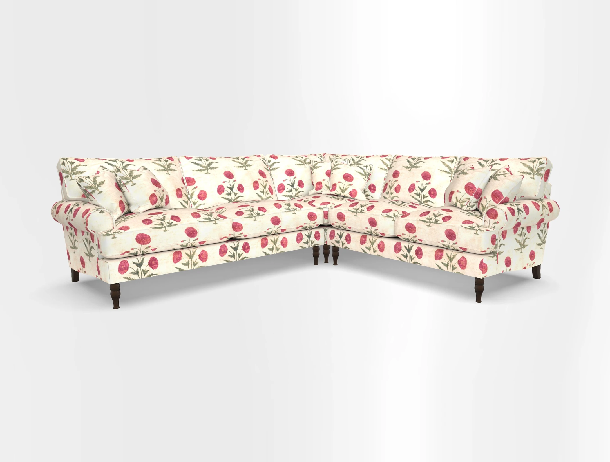 Cooksbridge corner sofa LHF in Cloth 21 Oak Leaf Beech