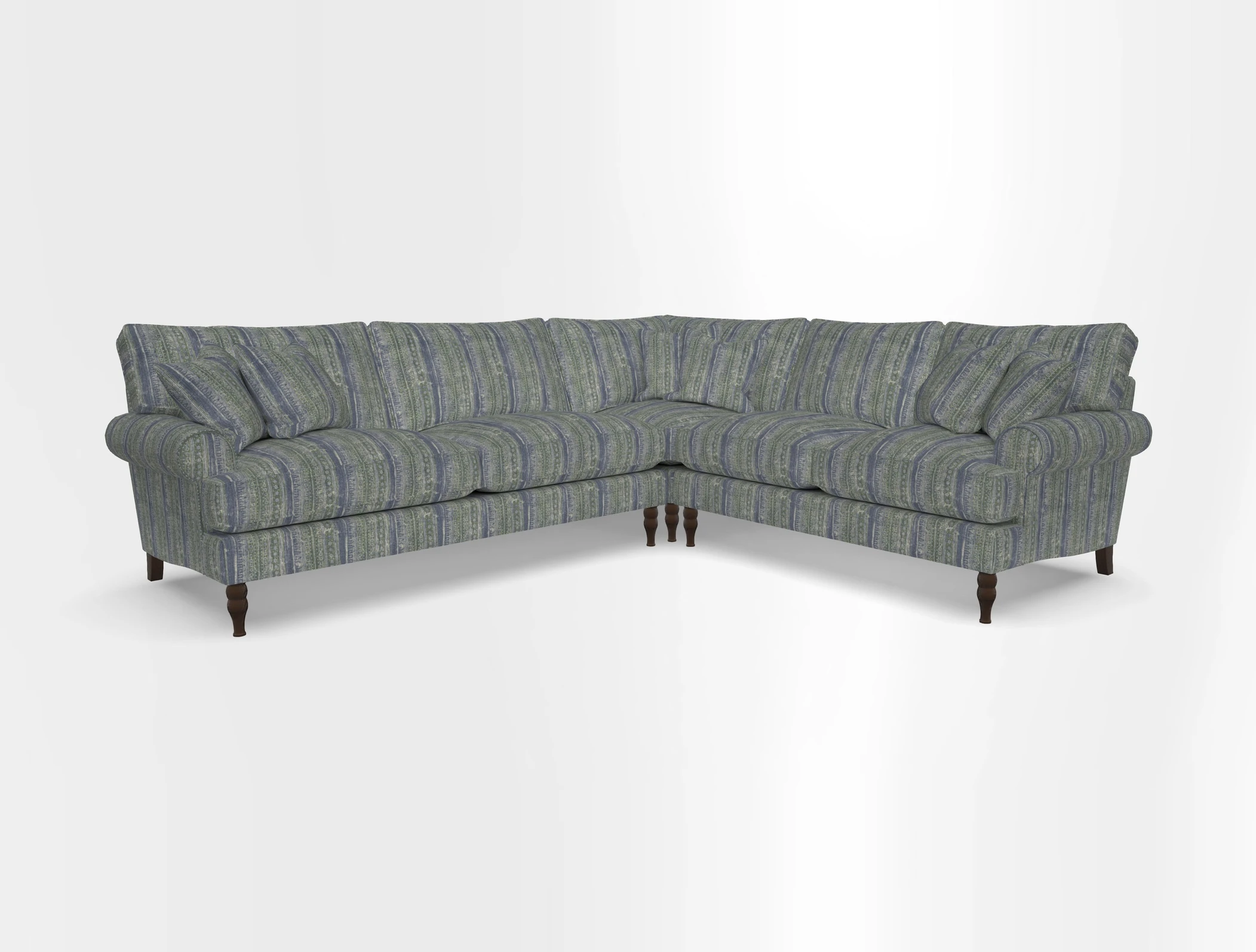 Cooksbridge corner sofa LHF in Cloth 21 Oak Leaf Beech