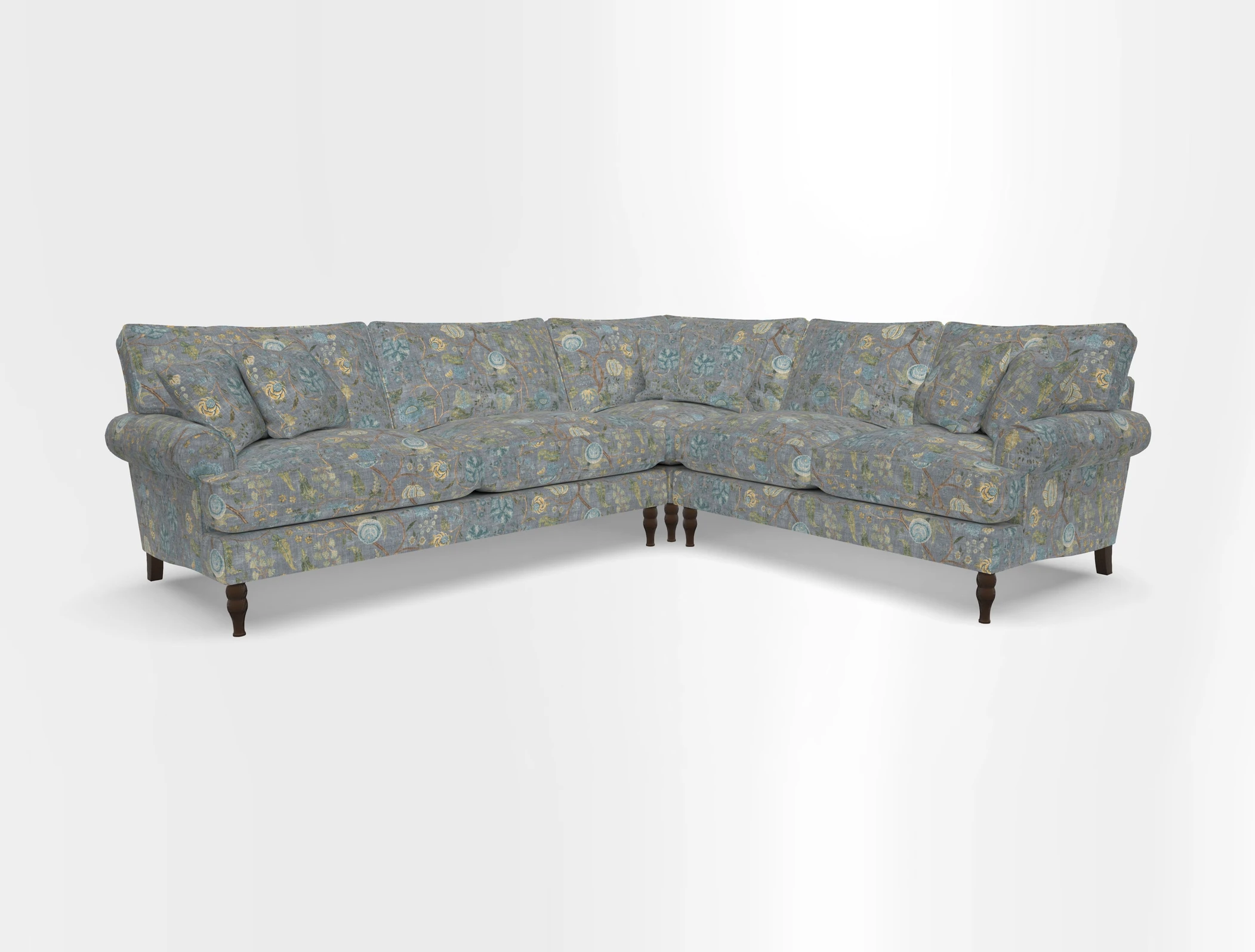 Cooksbridge corner sofa LHF in Cloth 21 Oak Leaf Beech