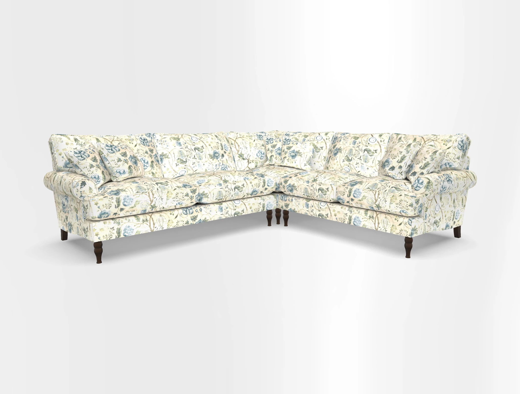 Cooksbridge corner sofa LHF in Cloth 21 Oak Leaf Beech