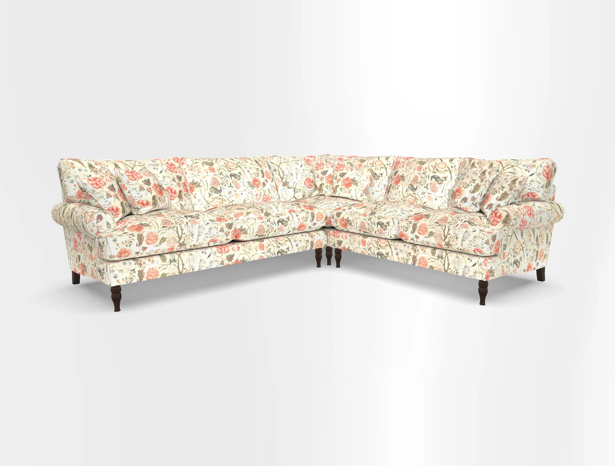 Cooksbridge corner sofa LHF in Cloth 21 Oak Leaf Beech