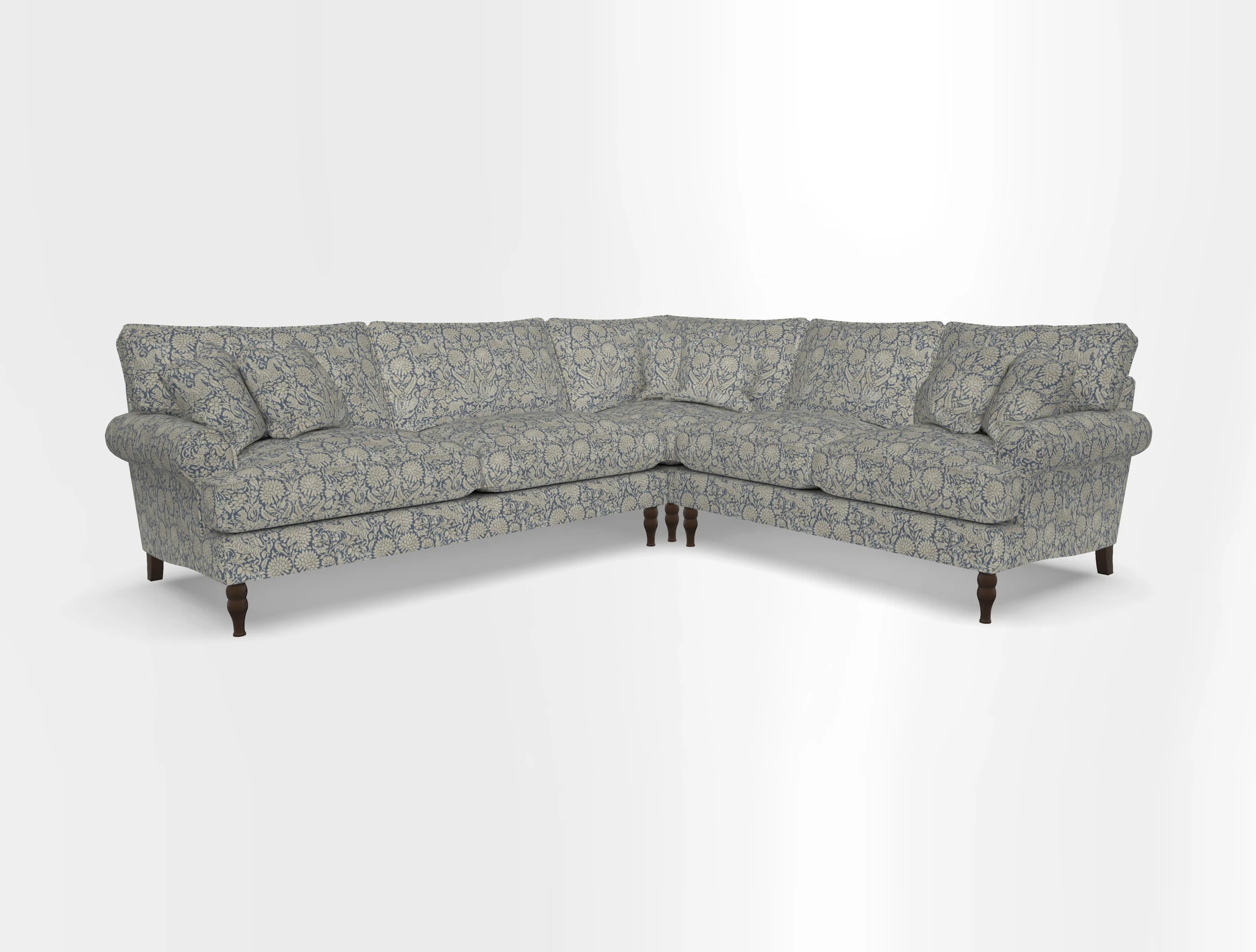 Cooksbridge corner sofa LHF in Cloth 21 Oak Leaf Beech