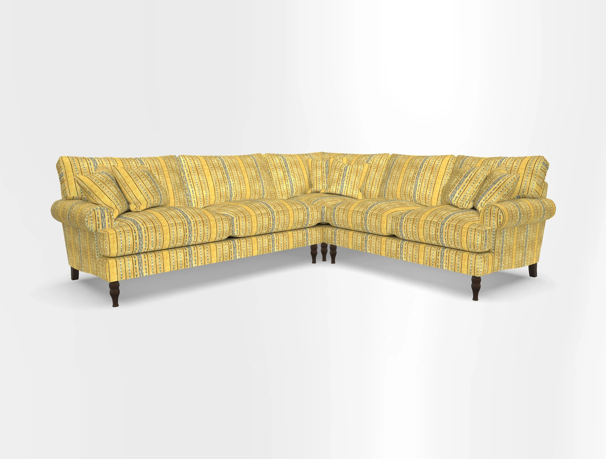 Cooksbridge corner sofa LHF in Cloth 21 Oak Leaf Beech