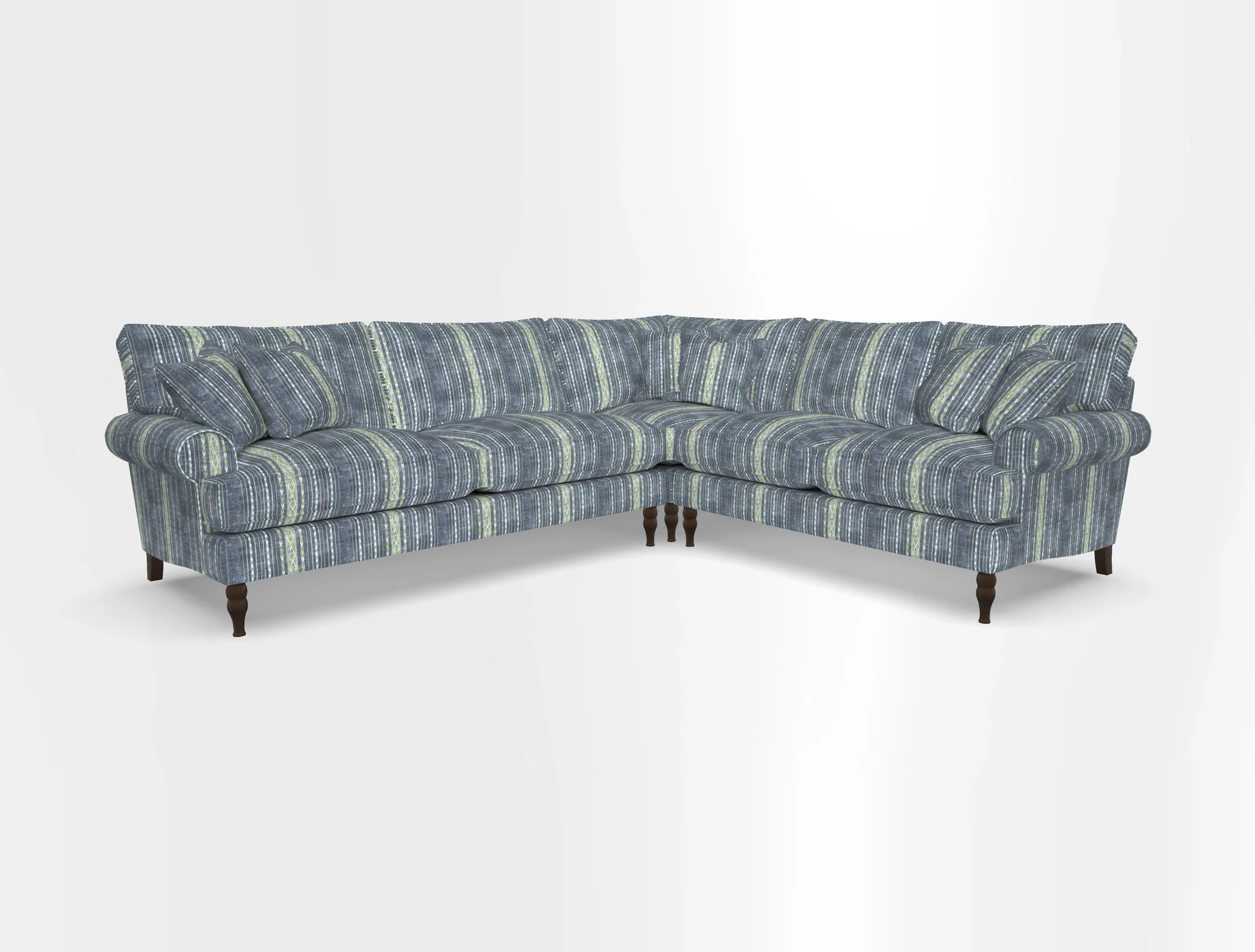 Cooksbridge corner sofa LHF in Cloth 21 Oak Leaf Beech