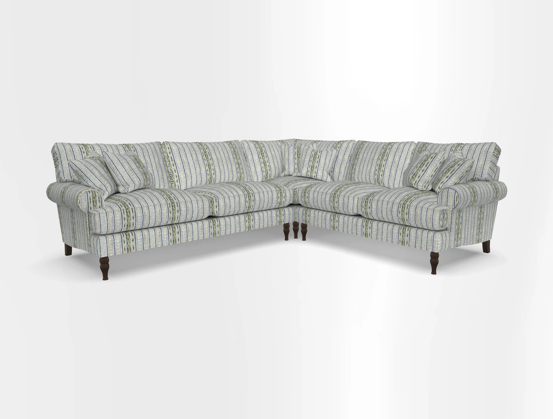 Cooksbridge corner sofa LHF in Cloth 21 Oak Leaf Beech