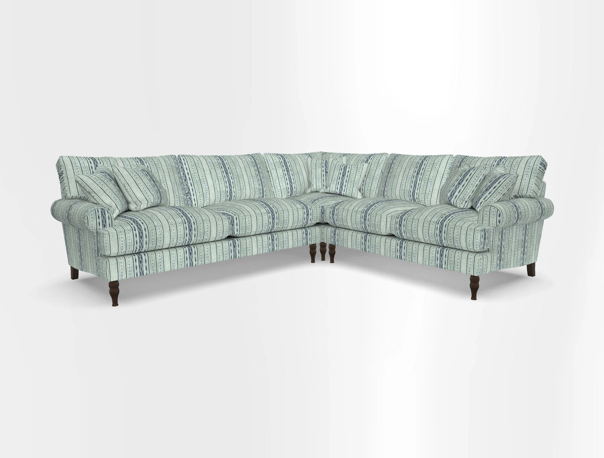 Cooksbridge corner sofa LHF in Cloth 21 Oak Leaf Beech