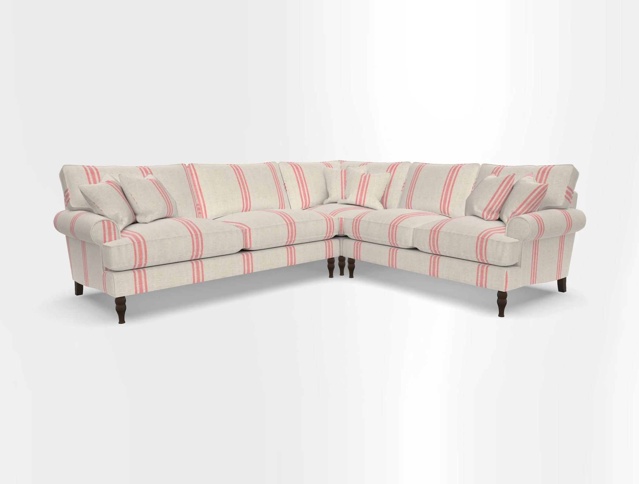 Cooksbridge corner sofa LHF in Cloth 21 Oak Leaf Beech