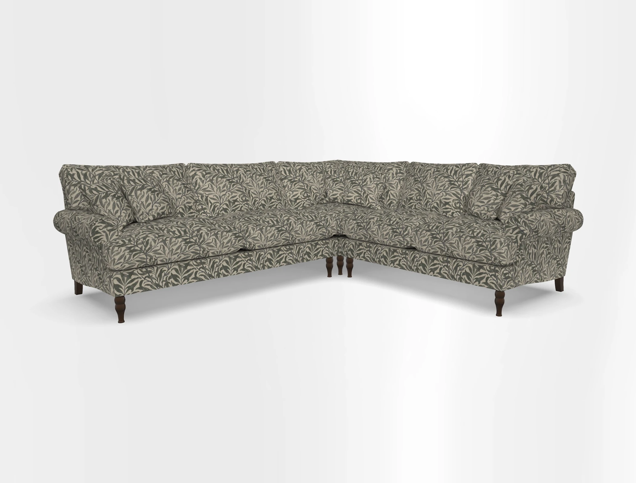 Cooksbridge corner sofa LHF in Cloth 21 Oak Leaf Beech