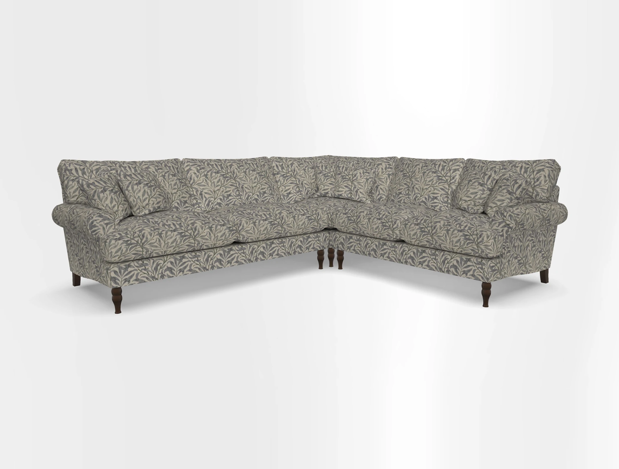 Cooksbridge corner sofa LHF in Cloth 21 Oak Leaf Beech