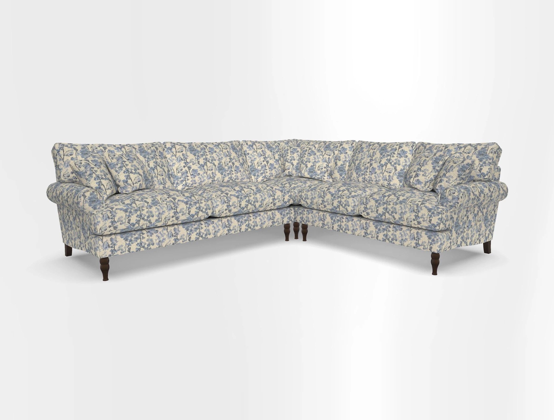 Cooksbridge corner sofa LHF in Cloth 21 Oak Leaf Beech