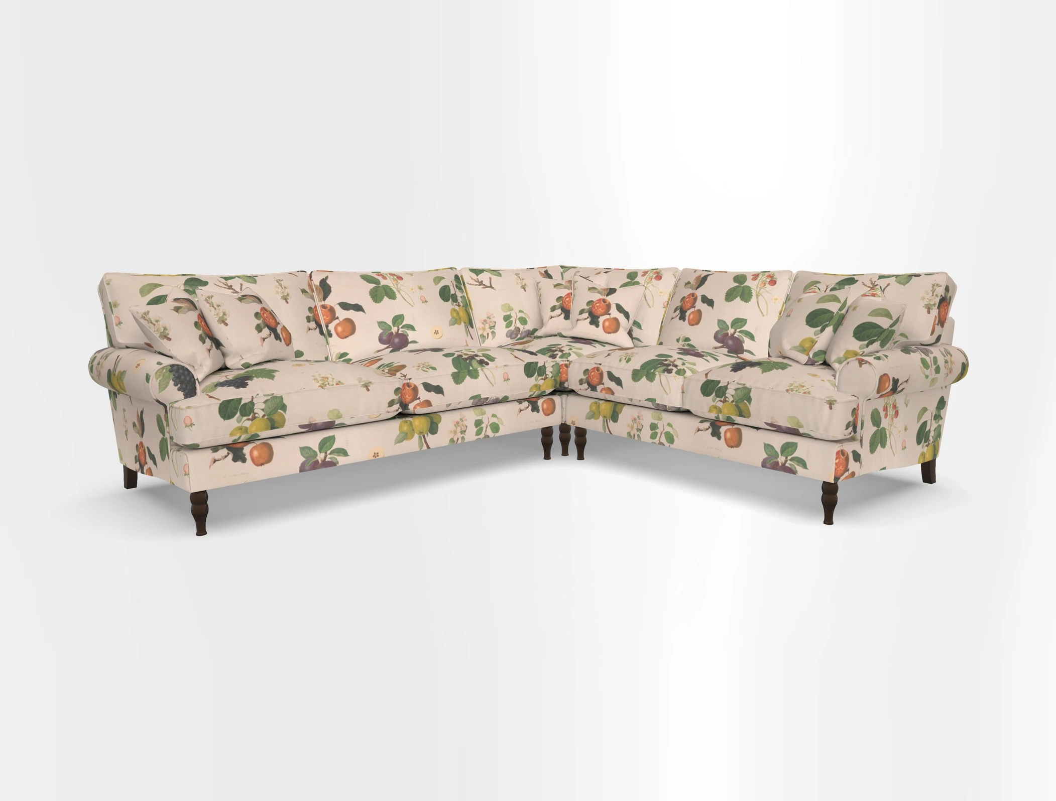 Cooksbridge corner sofa LHF in Cloth 21 Oak Leaf Beech