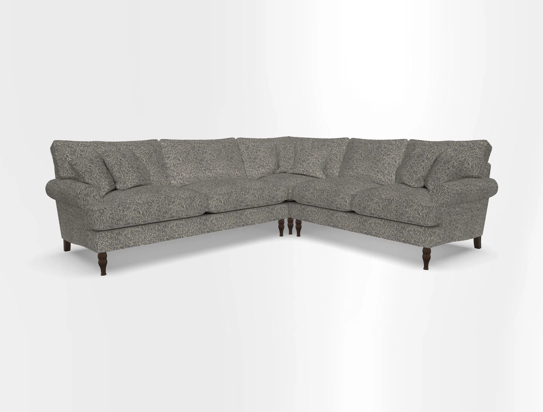 Cooksbridge corner sofa LHF in Cloth 21 Oak Leaf Beech