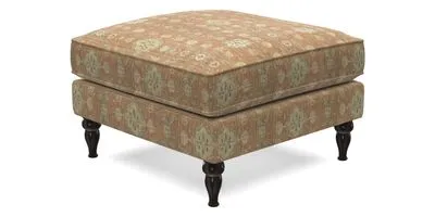 Cooksbridge Footstool in Two Tone Plain Biscuit