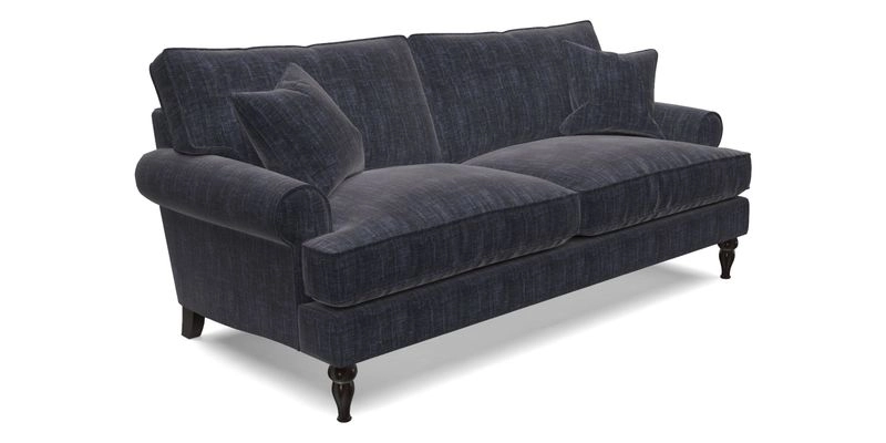 Cooksbridge 3 Seater Sofa in Cloth 21 Coral 1 Lagoon