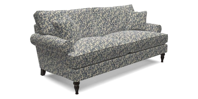 Cooksbridge 3 seater sofa in Linwood Omega Velvet Green Tea