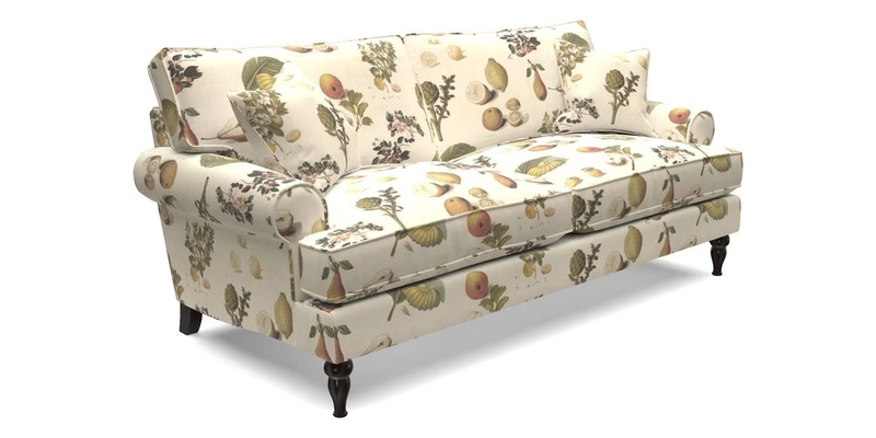 Cooksbridge 3 Seater Sofa in Cloth 21 Coral 1 Lagoon