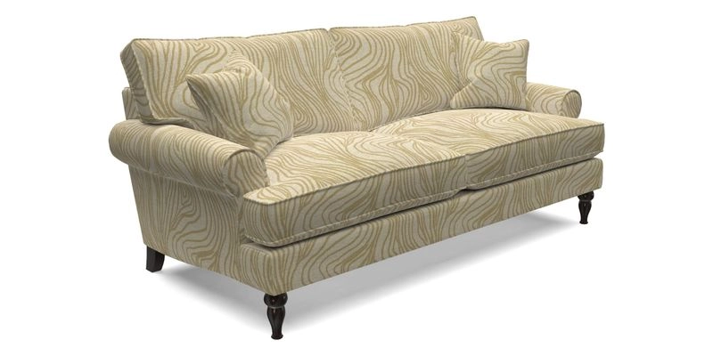 Cooksbridge 3 seater sofa in Linwood Omega Velvet Green Tea