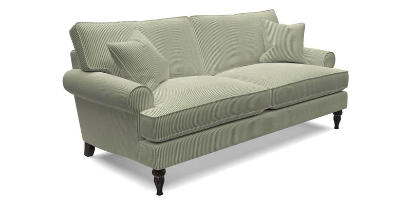 Cooksbridge 3 Seater Sofa in Cloth 21 Coral 1 Lagoon