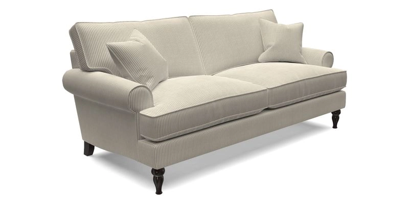 Cooksbridge 3 Seater Sofa in Cloth 21 Coral 1 Lagoon