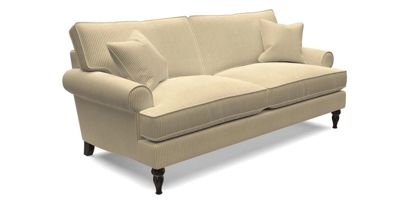 Cooksbridge 3 Seater Sofa in Cloth 21 Coral 1 Lagoon