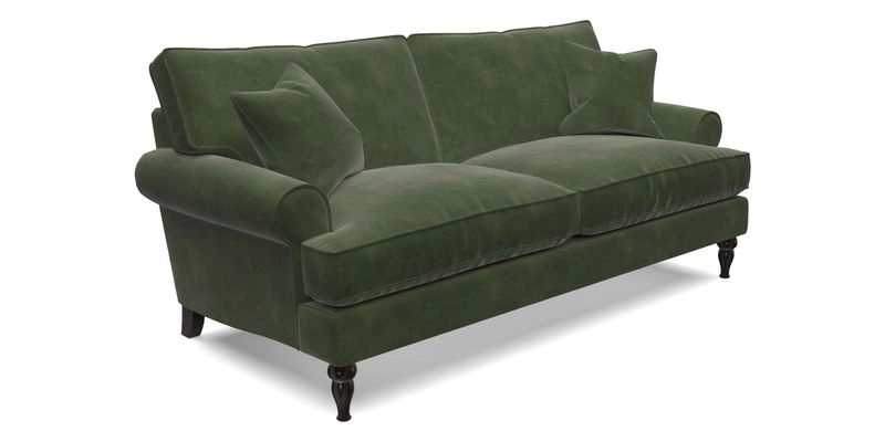 Cooksbridge 3 Seater Sofa in Cloth 21 Coral 1 Lagoon