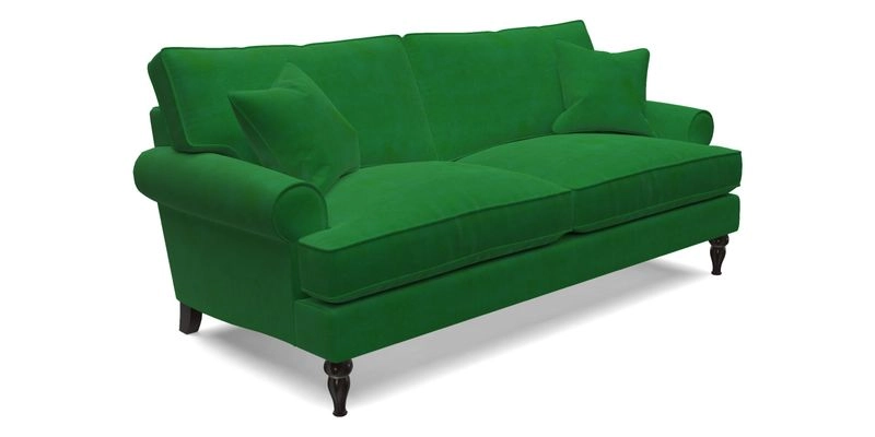 Cooksbridge 3 Seater Sofa in Cloth 21 Coral 1 Lagoon