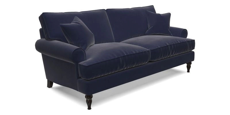 Cooksbridge 3 Seater Sofa in Cloth 21 Coral 1 Lagoon