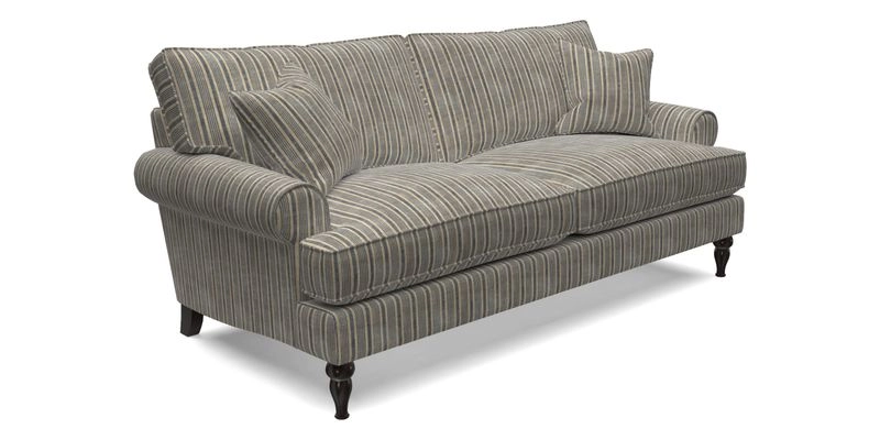 Cooksbridge 3 Seater Sofa in Cloth 21 Coral 1 Lagoon