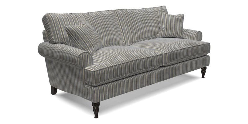 Cooksbridge 3 Seater Sofa in Cloth 21 Coral 1 Lagoon